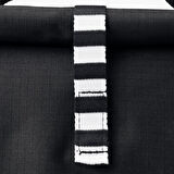 Yemek çantası, siyah, 22x17x35 cm