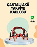 1200 Amper Jumper Kablo 2 Metre Bakır Uçlu Araç Takviye Seti