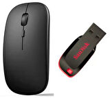 BYETECH Kablosuz Pilli bluetooth, Ultra Slim, + Sandisk 32GB Cruzer Blade 2.0