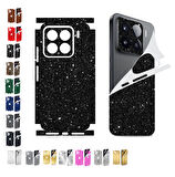 Xiaomi 15 pro Mi 15 pro için 360 full arka kaplama koruma sticker kılıfsız kullanım için - SİMLİ SİYAH