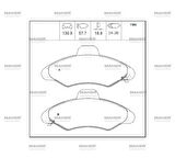 FREN BALATA ESCORT 7 1995-1999 / ESCORT 6 1992-1995 ÖN 1048308