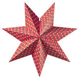 Abajur başlığı, pembe-yeşil, 48 cm