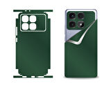Xiaomi Redmi K70 Ultra için uyumlu 360 full arka kaplama koruma sticker - MAT YEŞİL