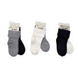 Katamino Ongun Abs'li 2'li Erkek Modal Bebek Soket Çorap K44092 Asorti