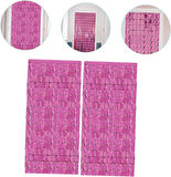 Ekstra Metalize Rose Gold Disko Kapı Perdesi