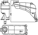 RADYATOR YEDEK SU DEPOSU MERCEDES E-CLASS W210 S210 A2105000549