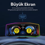 Ford mondeo focus fiesta için Harici digital gösterge Odb ekran arıza göstergesi turbo gösterge hayalet ekran