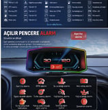 Ford mondeo focus fiesta için Harici digital gösterge Odb ekran arıza göstergesi turbo gösterge hayalet ekran