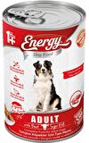 Energy Pet Food Energy Sığır Etli Yetişkin Islak Köpek Konserve Maması 400 Gram 4 Adet