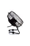 Siyah Masaüstü Metal Siyah Usb Fan Mini Vantilatör