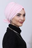 Dolgulu Fiyonklu Çift Yönlü Bone Somon - Somon