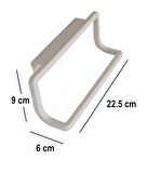 TOWEL HANGER Dolap Kapağına asılabilen havluluk, havlu askısı BEYAZ 