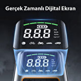 Turbo Şarjlı Lastik şişirme kompresörü digital ekran lastik pompası Honda Cbr 125 Cbr25 Cbr 500 İçin