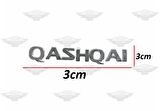 YAZI QASHQAİ 07-13 ARKA (QASHQAİ YAZISI)