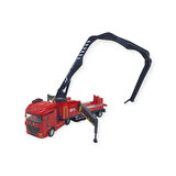 Metal İtfaiye Arabası - Söndürme Vinçli 26cm - 706-43