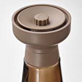 Baharat öğütücü, cam-kahverengi, 19 cm, 2 parça