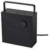 Bluetooth hoparlör ön paneli, siyah, 20x20 cm