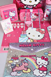 DEKOMUS İLE LİSANSLI YENİ SEZON "PINK LOVE KOLEKSİYONU" HELLO KITTY OKUL ÇANTASI,KALEM ÇANTASI,BESLENME KABI,MATARA İLEKIRTASİYE SETİ SETİ