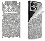 Xiaomi Redmi 14c için uyumlu 360 full arka kaplama koruma sticker SİMLİ GRİ