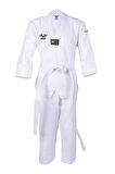 Beyaz Yaka Pitbull Taekwondo Elbisesi - Acemi Taekwondo Elbisesi - Tekvando Elbisesi - Acemi Dobok