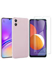 Samsung Galaxy A06 ile Uyumlu Kılıf Soft Yumuşak Telefon Kılıfı ve Temperli Cam Ekran Koruyucu