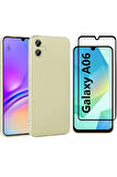 Samsung Galaxy A06 ile Uyumlu Telefon Kılıfı ve 5d Tam Kaplayan Cam Ekran Koruyucu