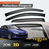 Peugeot 206 2D (Tek Kapı) 1999-2008 Cam Rüzgarlığı V2 Düz