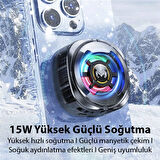 15w Manyetik klipsli seramik telefon soğutucu fan oyun gaming youtube yayını için Memo