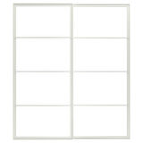 Sürgü kapak iskeleti, beyaz, 200x236 cm