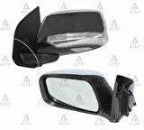 AYNA DIŞ DİKİZ PICKUP 2008 NAVARA ELEKTRİKLİ ISITMALI SİNYALLİ OTOMATİK KATLANIR KROM SOL 96302 41010A