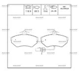 FREN BALATA A4 2004-2008 / PASSAT 1996-2000 / A4 2000-2004 1.6-1.8 ÇİFT FİŞLİ ÖN 8E0698151M