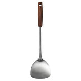 Spatula, paslanmaz çelik-ceviz, 37 cm