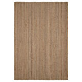Jüt halı, natürel, 120x180 cm