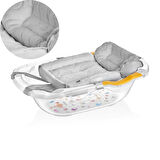 BabyJem Köpüklü Bebek Banyo Küvet Filesi 164 Gri