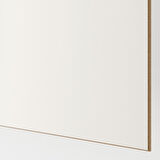 Sürgü kapak paneli, ağartılmış meşe görünümlü-beyaz, 100x236 cm, çift taraflı