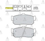 FREN BALATA ALMERA 2000-2003 / MAXIMA 1999 DİSK ARKA 44060 0N690