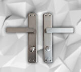 ALMITAL Lusso INOX Aynalı Kapı Kolu WC Kapı Kolu