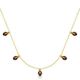 Gümüş Gold Uğur Böceği Şans Kadın Kolye