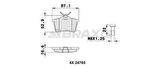 ARKA FREN BALATASI P308 SW 1.4 16V / 1.6 16V / 2.0 / 1.6HDI / 2.0HDI 09 / 07PARTNER TEPEE BERLINGO