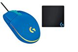 Logitech G102 Mavi LightSync Optik Kablolu Oyuncu Mouse + Oem Gaming Mouse Pad 40x30cm
