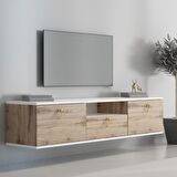 MOBİLYA GEZEGENİ WALL TV ÜNİTESİ 150 CM Beyaz - ÇIRAĞAN