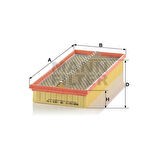 HAVA FILTRESI MERCEDES OM602 W201 W124 W460 W463 A6020940104