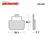 YARI METALİK ARKA FREN BALATASI / PIAGGIO / X9 EVOLUTION / 250cc / ARKA  / 2005-2006