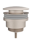 VitrA Origin A4514934 Yuvarlak Lavabo Süzgeci, Universal, Basmalı, Fırçalı Nikel