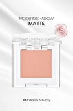 Yumuşak Dokulu, Dökülme Yapmayan Mat Tekli Göz Farı Modern Shadow Matte (107 Warm&Fuzzy)