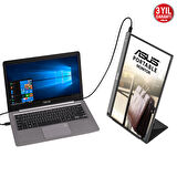 ASUS ZENSCREEN MB16ACE 15.6 IPS 1920x1080 5MS USB-C 3YIL MAT EKRAN , USB-C to A ADAPTOR, DUSUK MAVI ISIK TASINABILIR USB MONITOR