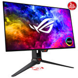 ASUS ROG SWİFT OLED  PG27AQDM 26,5 GAMING OLED EKRAN 2K FREESYNC VE G-SYNC UYUMLU 2560 X 1440 0.03MS 240HZ DP HDMI USB VESA 2YIL EYECARE YUKSEKLIK AYARI PIVOT HDR 99