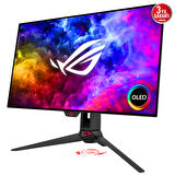 ASUS ROG SWİFT OLED  PG27AQDM 26,5 GAMING OLED EKRAN 2K FREESYNC VE G-SYNC UYUMLU 2560 X 1440 0.03MS 240HZ DP HDMI USB VESA 2YIL EYECARE YUKSEKLIK AYARI PIVOT HDR 99