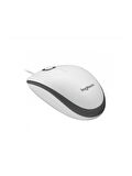 Logıtech 910-006764, M100 Beyaz, USB Kablolu, 1000DPI, Optik, 3 Tuşlu, Mouse