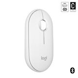 Logitech M350s Pebble 2 Kablosuz Mouse - Beyaz 910-007013